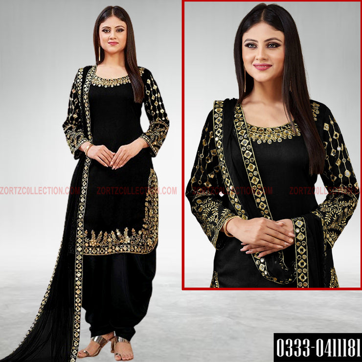 Unique Patyala Embroidered Dress