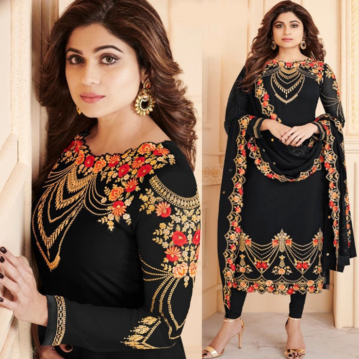 Necklace Style Kameez Shalwar